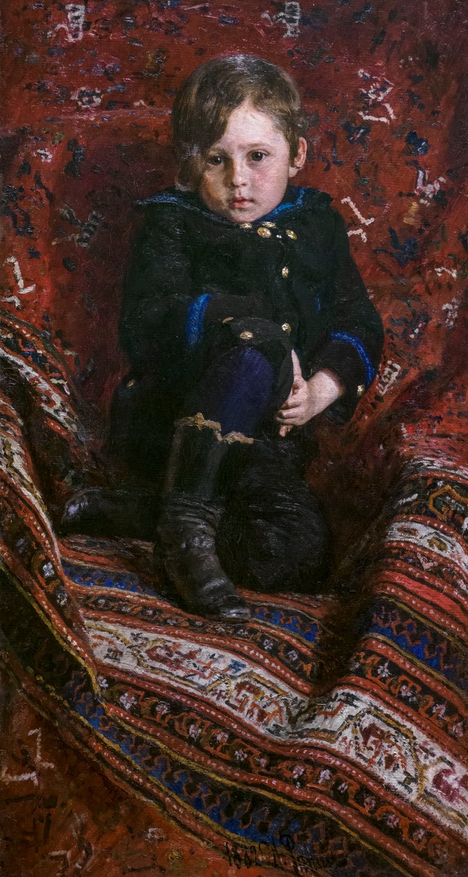 Dítě Yuri Repin od Ilya Efimovich Repin