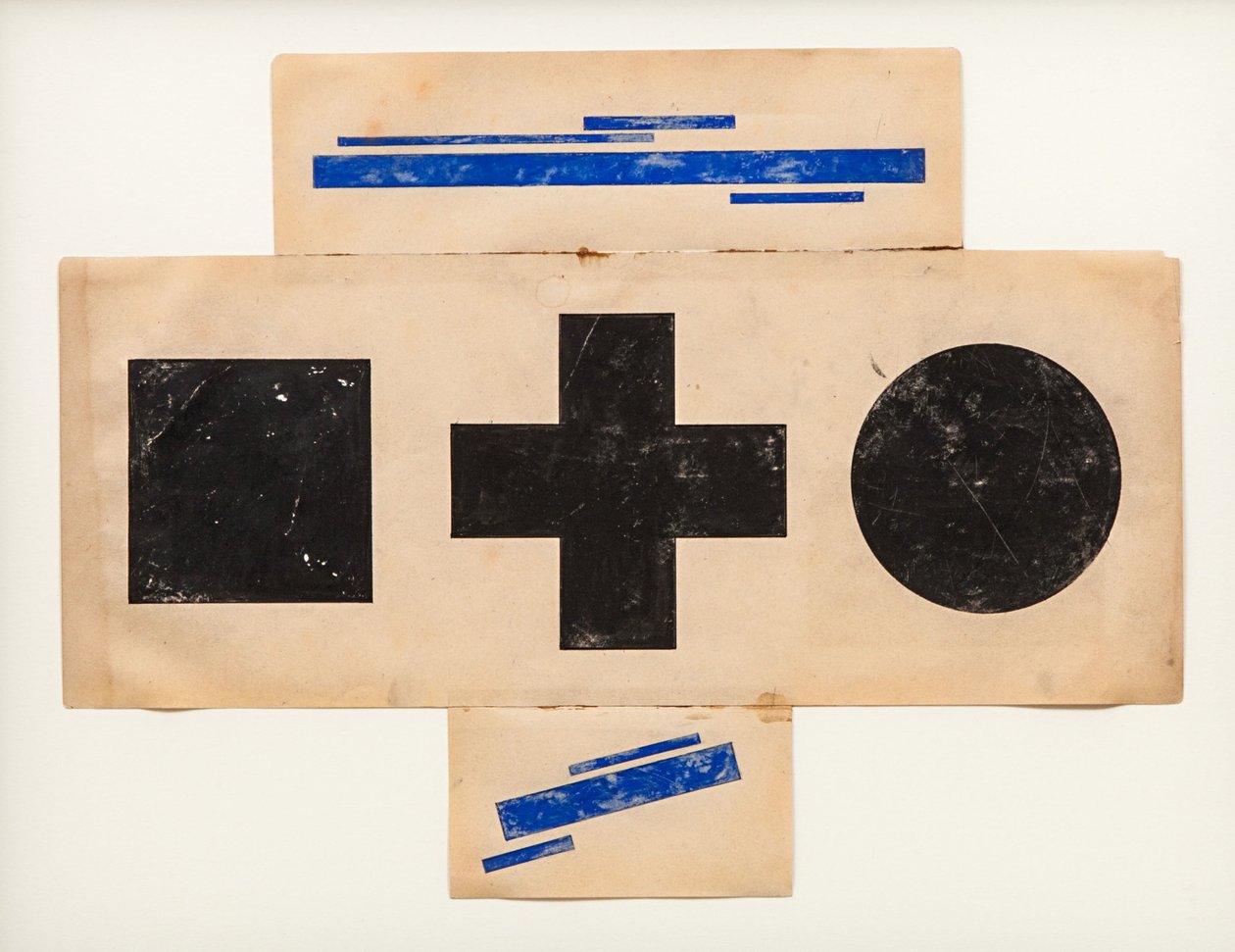 Suprematistický vzor, asi 1921 od Ilya Grigorevich Chashnik