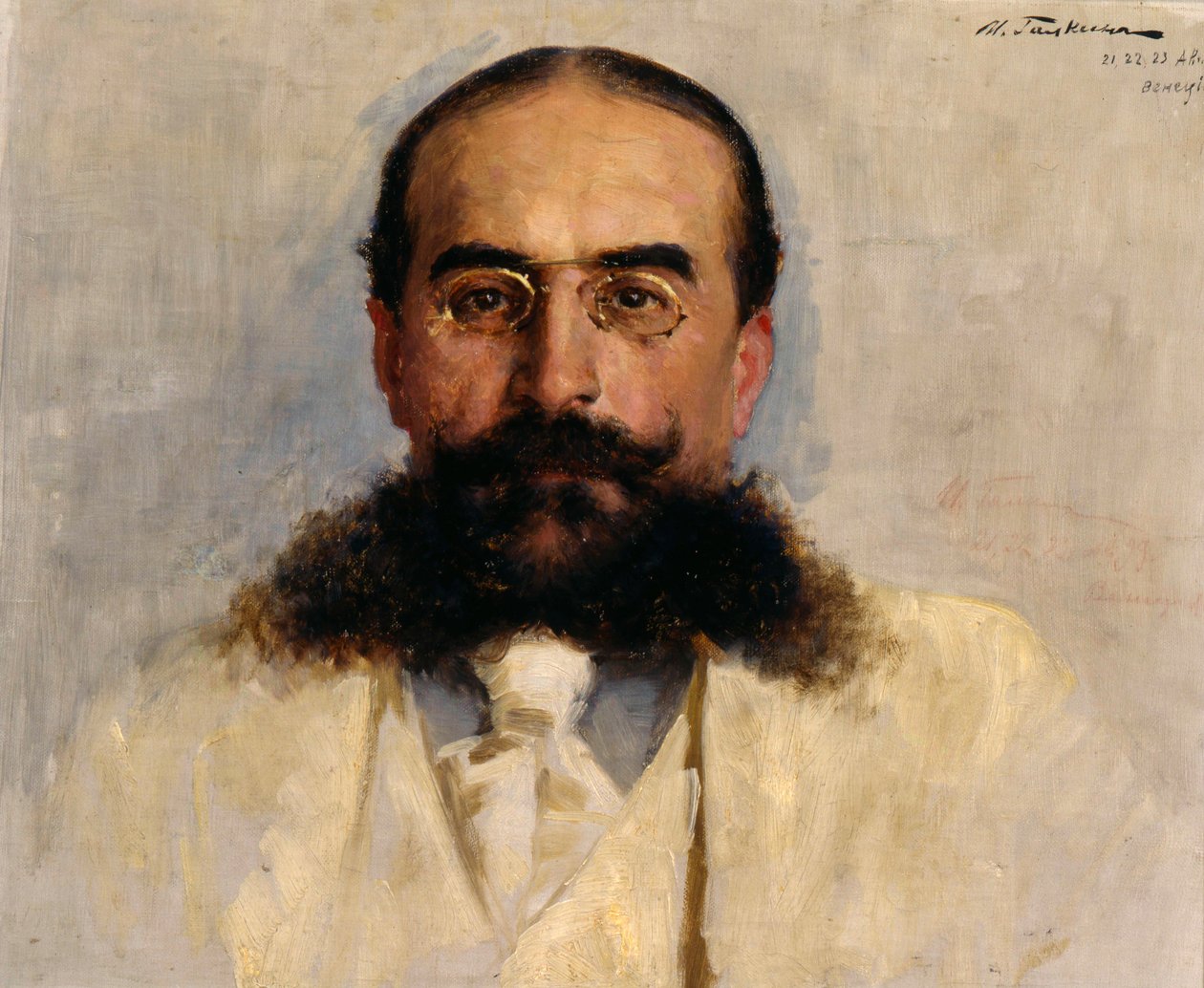 Portrét Vladimíra I. Nemiroviče-Dančenka 1858-1943, 1899. od Ilya Savvich Galkin