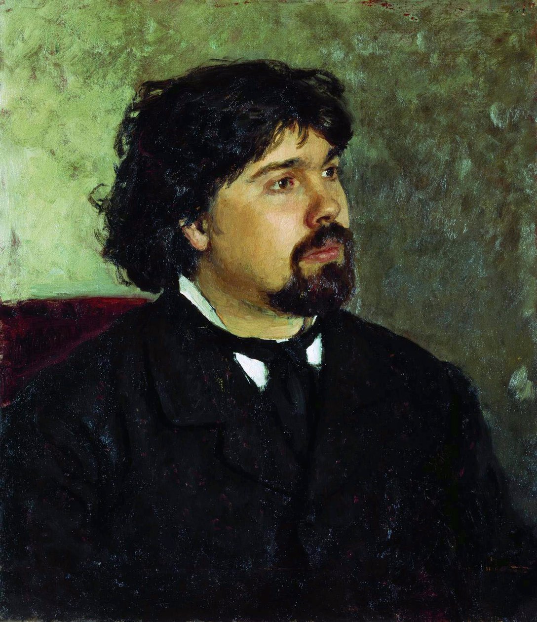 Portrét umělce Vasilije Surikova, 1848-1916, 1885. od Ilya Efimovich Repin