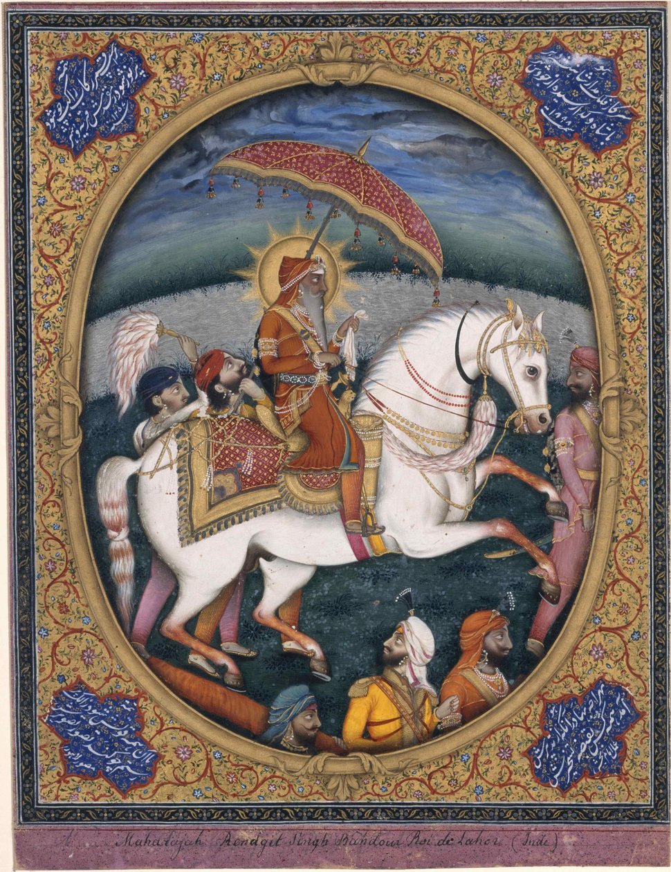 Maharaja Ranjit Singh, 1841. od Imam Bakhsh Lahori