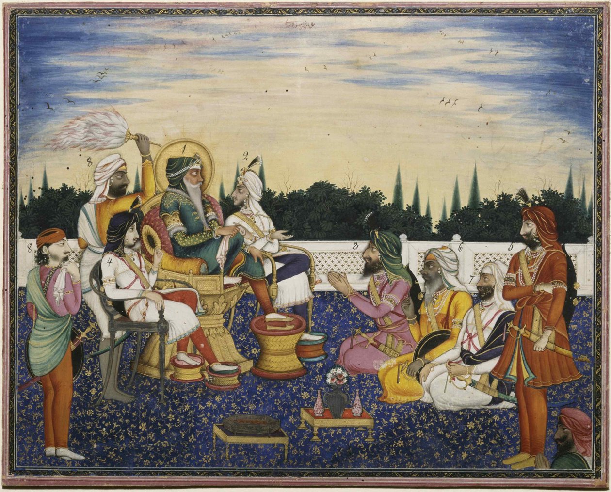 Maharaja Ranjit Singh, 1841. od Imam Bakhsh Lahori