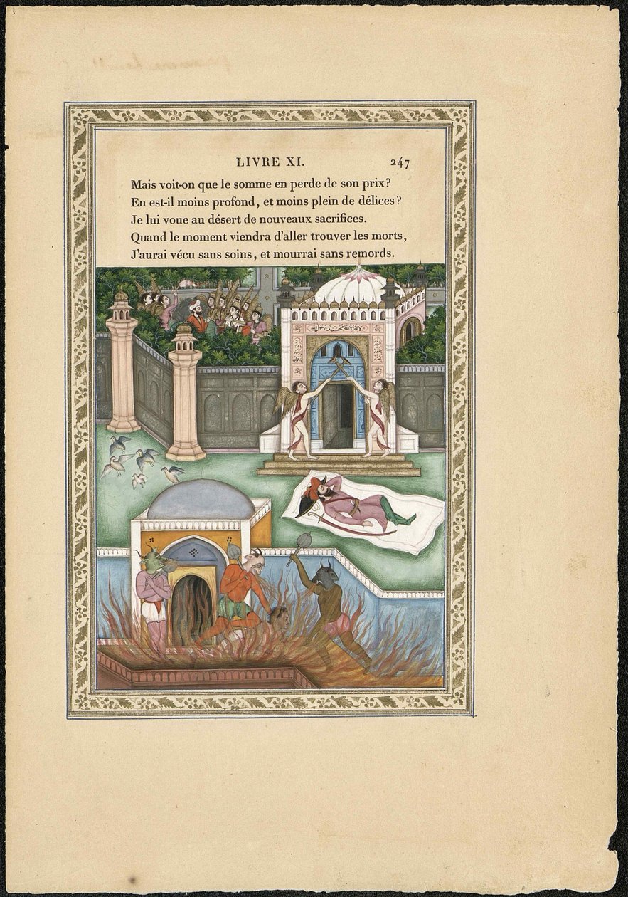 S dun habatant du mogul t mogul sen, 1838-1839. od Imam Bakhsh Lahori
