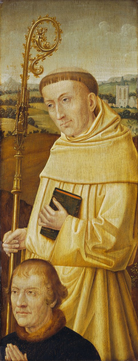 Svatý Bernard s dárcem [avers] od Imitator of Flemish 15th Century