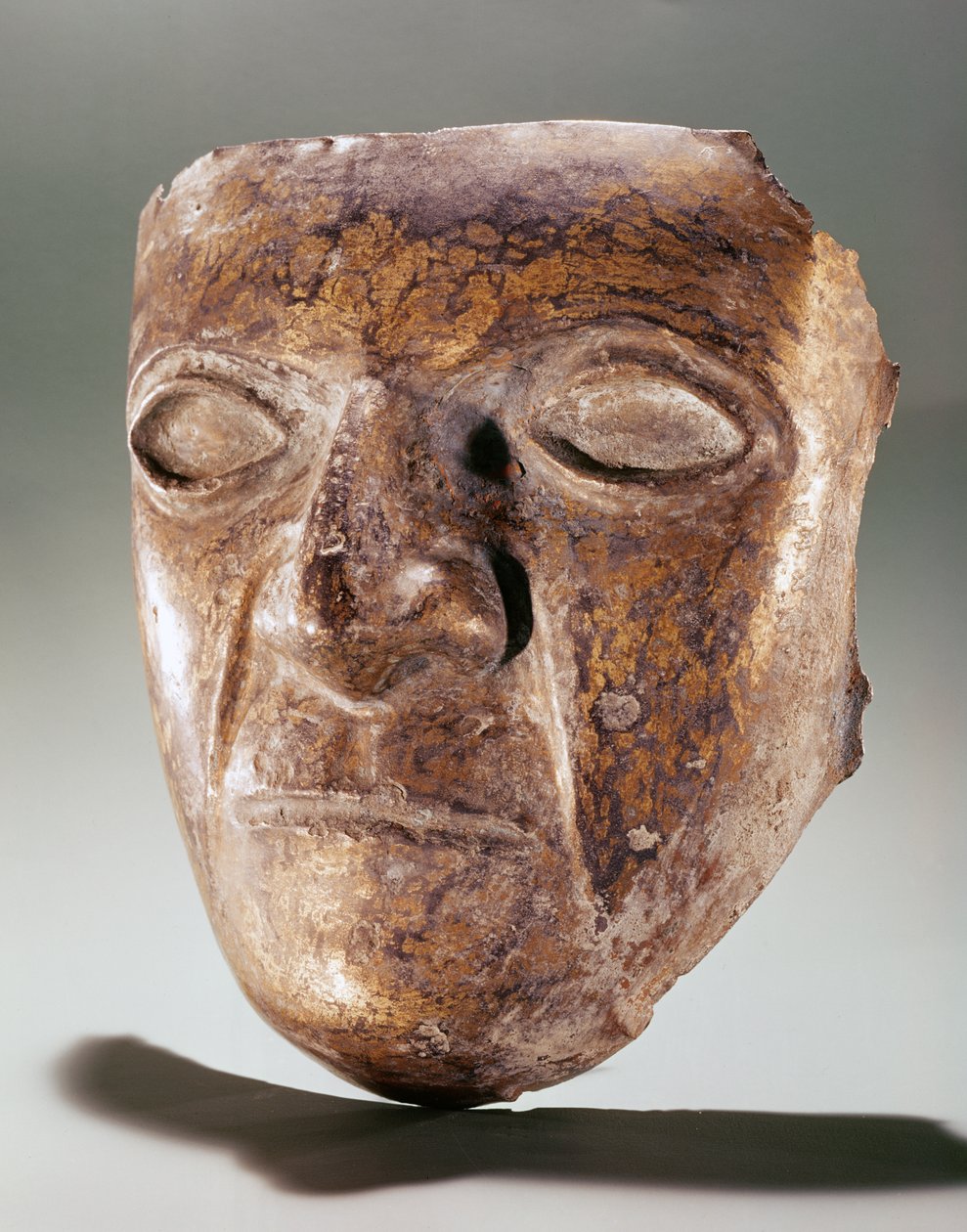 Incká maska (měděná) od Incan