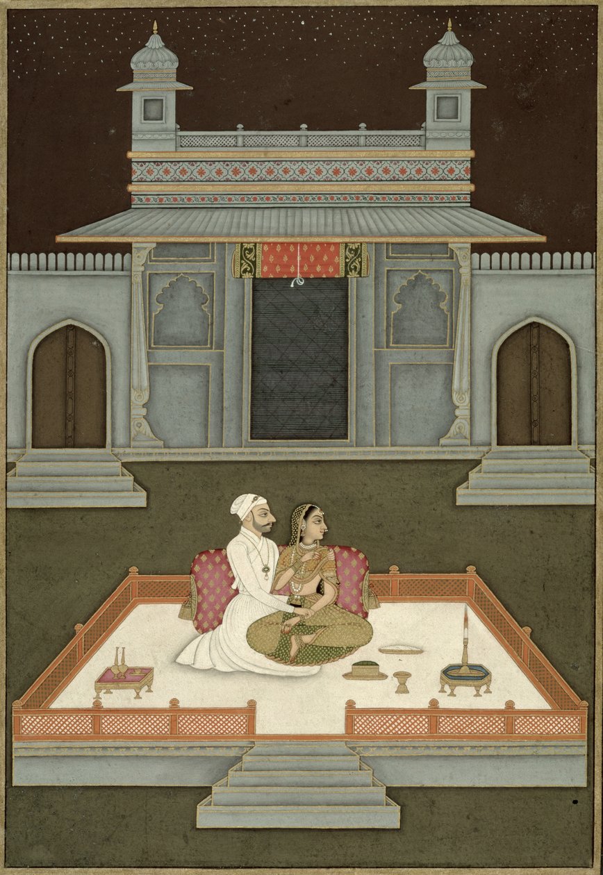 V. 65,3 Raga Dipaka, kolem 1760 od Indian School