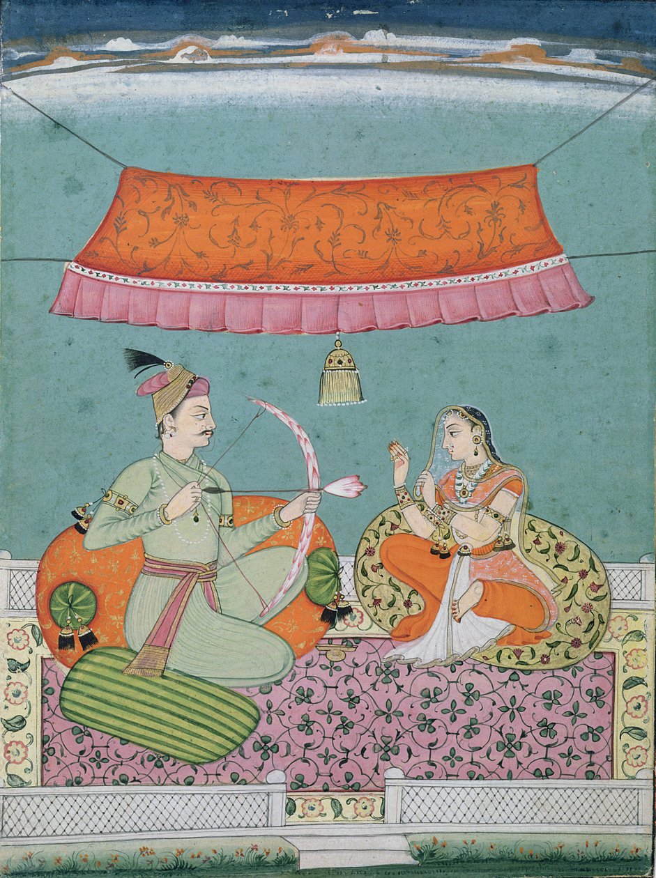 Lotosový šíp, Bilaspur, kolem roku 1750 od Indian School