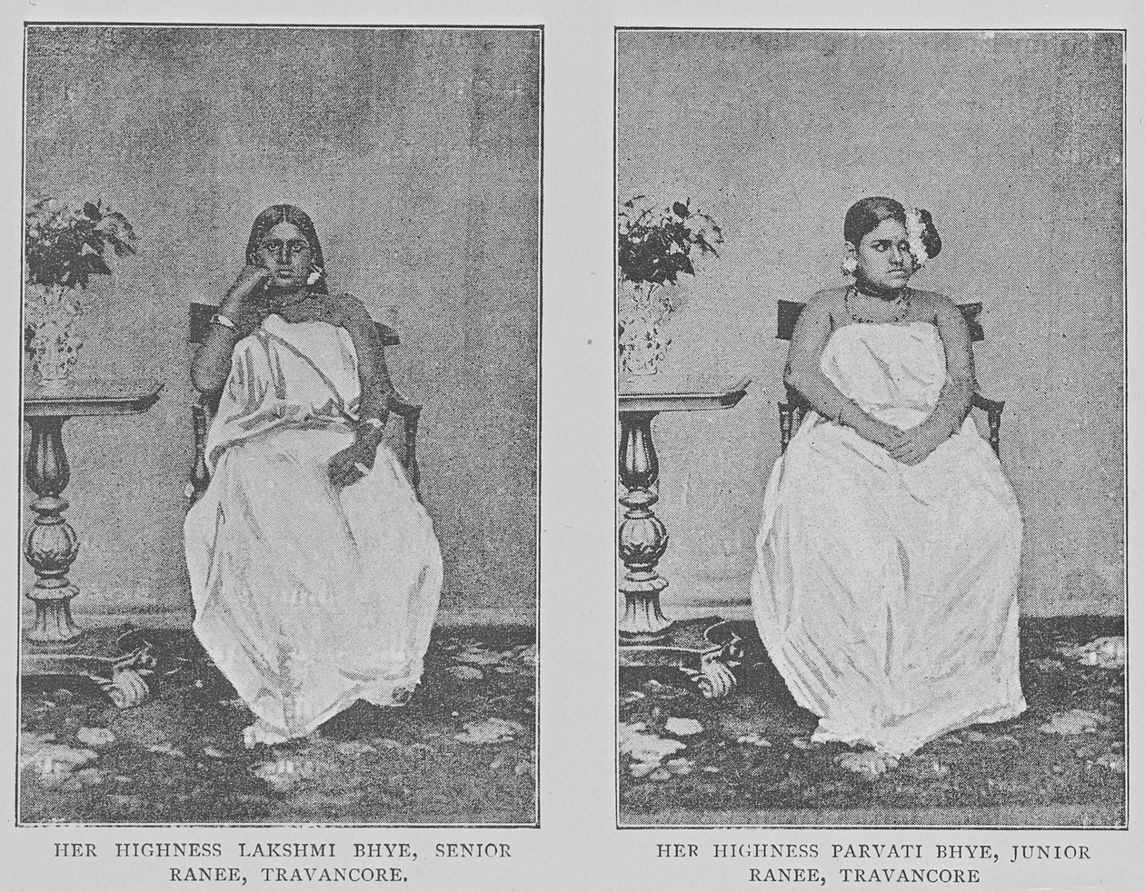 Dva Rani z Travancore od Indian photographer