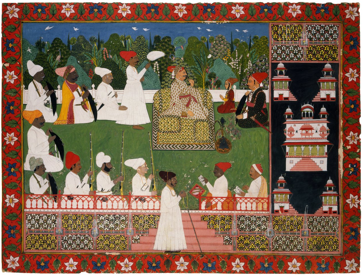Ajit Singh 16781724, maharádža z Jodhpur, polovina 18. století. od Indian Art