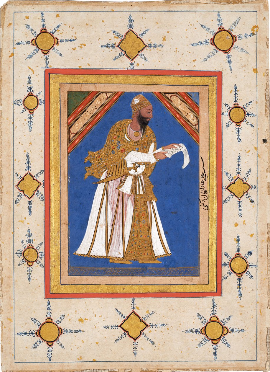Ali Adil Shah I, sultán z Bijapuru od Indian Art