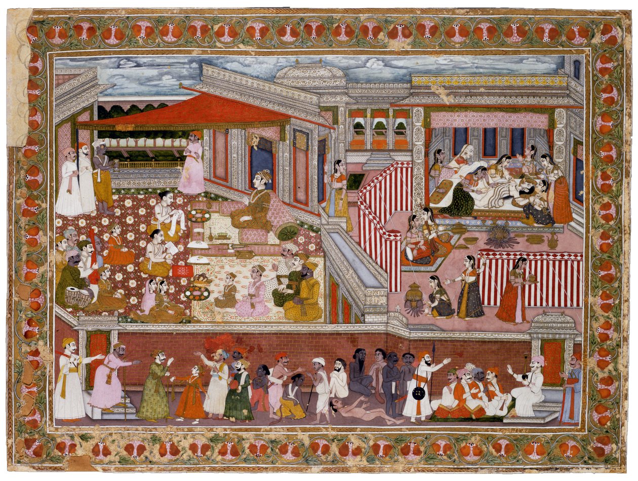Narození v paláci, 1760-1770 od Indian Art