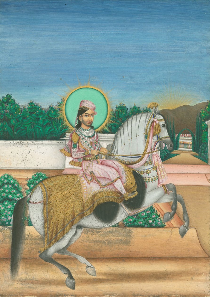 Sheodan Singh, mahárádža z Alwaru, 1820 od Indian Art