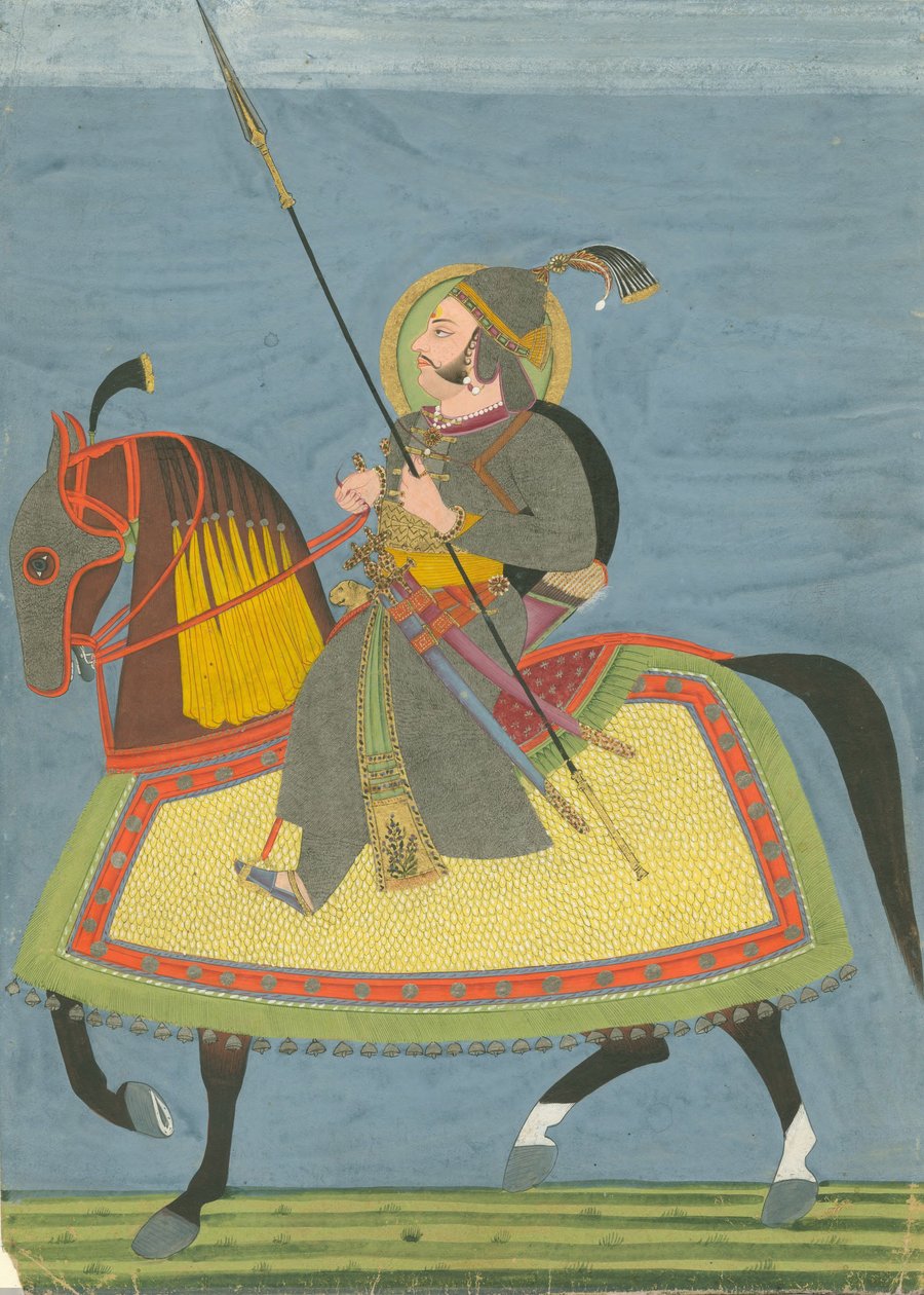 Shri Bakht Singh 1706-1752, mahárádža z Jodhpuru od Indian Art