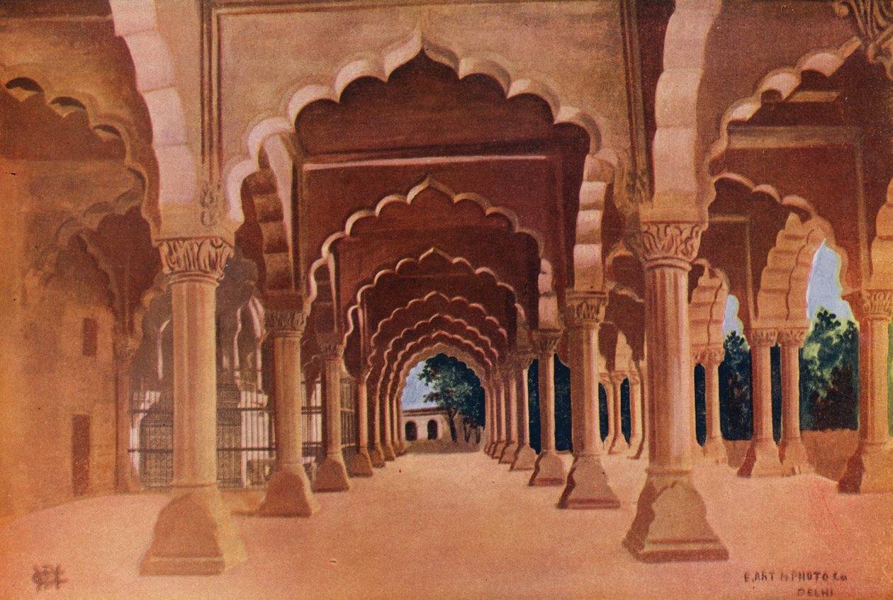 Diwan Am, Dillí Fort (barevné foto) od Indian photographer