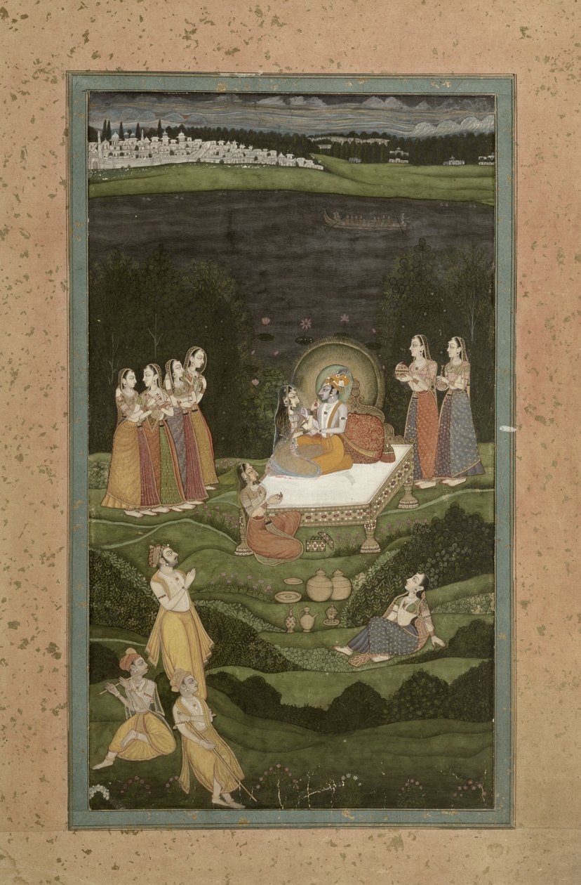 63.794 Tambula-Seva, Krishnanagar, Západní Bengálsko, 1750 od Indian School
