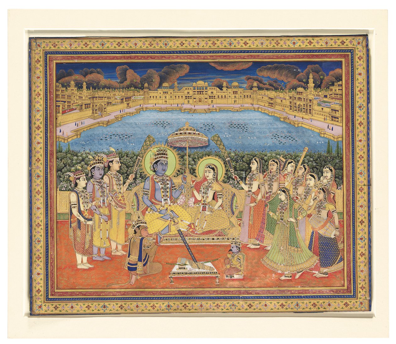 Obraz Rámy a Síty, Indie, Jaipur, c.1800 od Indian School