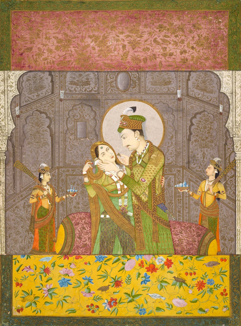 Princ a jeho choť, kolem roku 1790 od Indian School