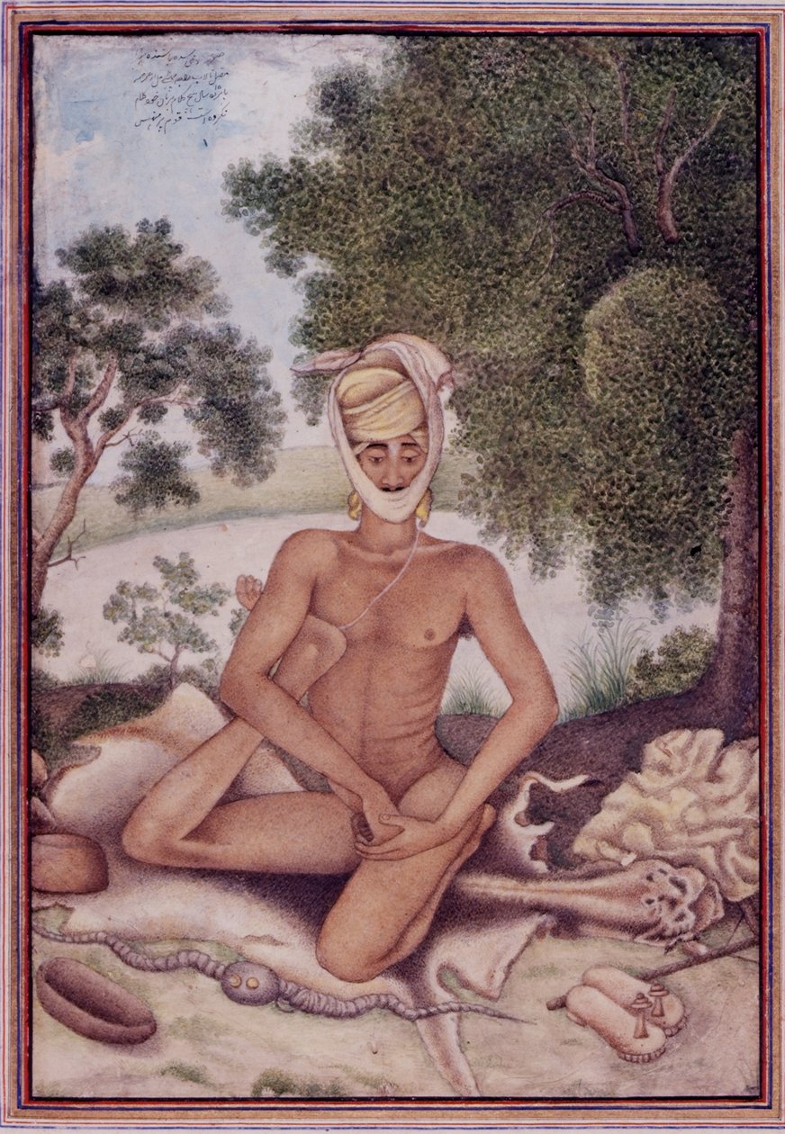 Přidejte 27255 fol.370v A Naked Ascetic, z 