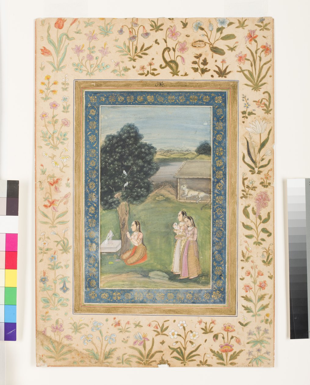 Bhairavi Ragini z Bhairavy, kolem roku 1780 od Indian School
