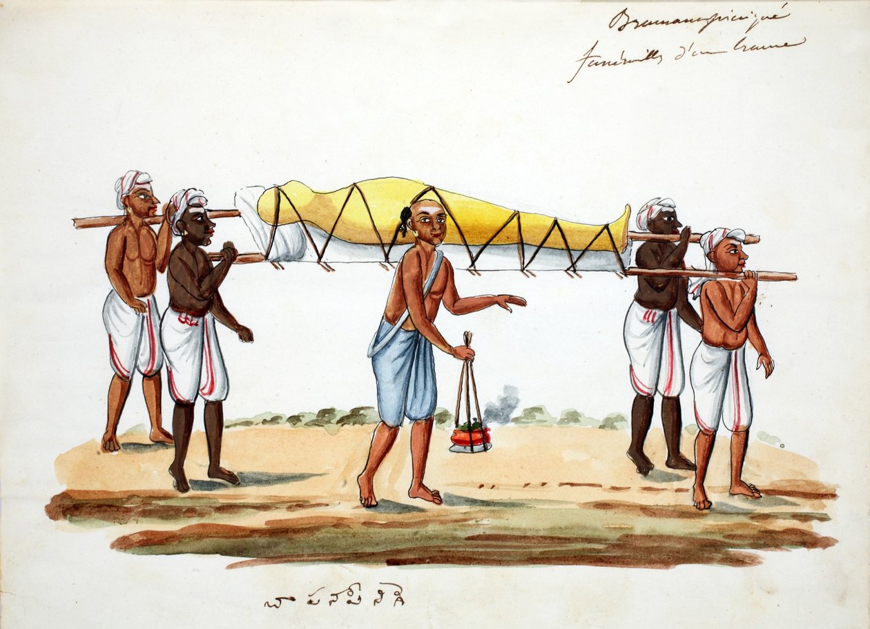 Brahman pohřební průvod (wc na papíře) od Indian School