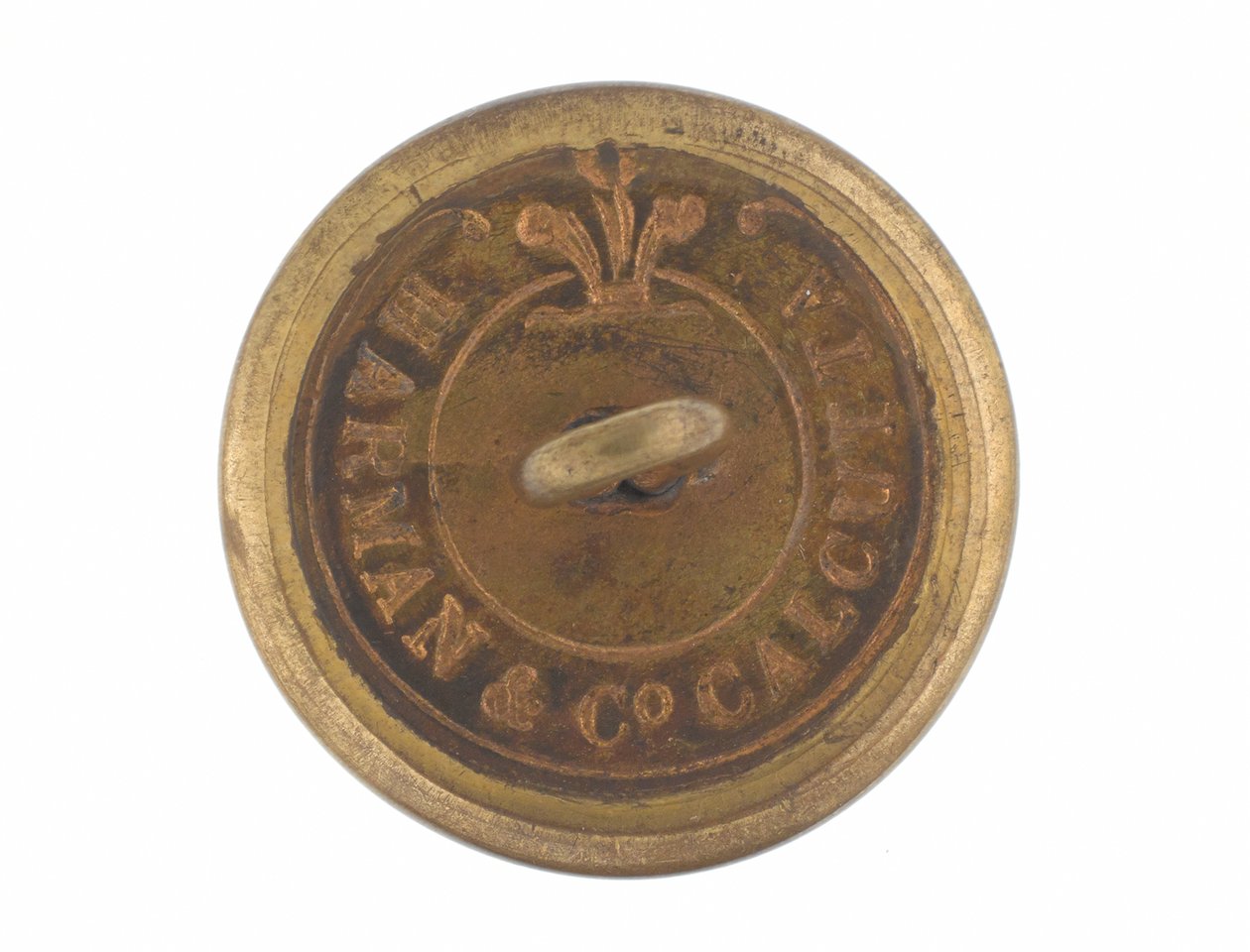 Button, 9. pluk bengálských kopiníků, před rokem 1901 od Indian School