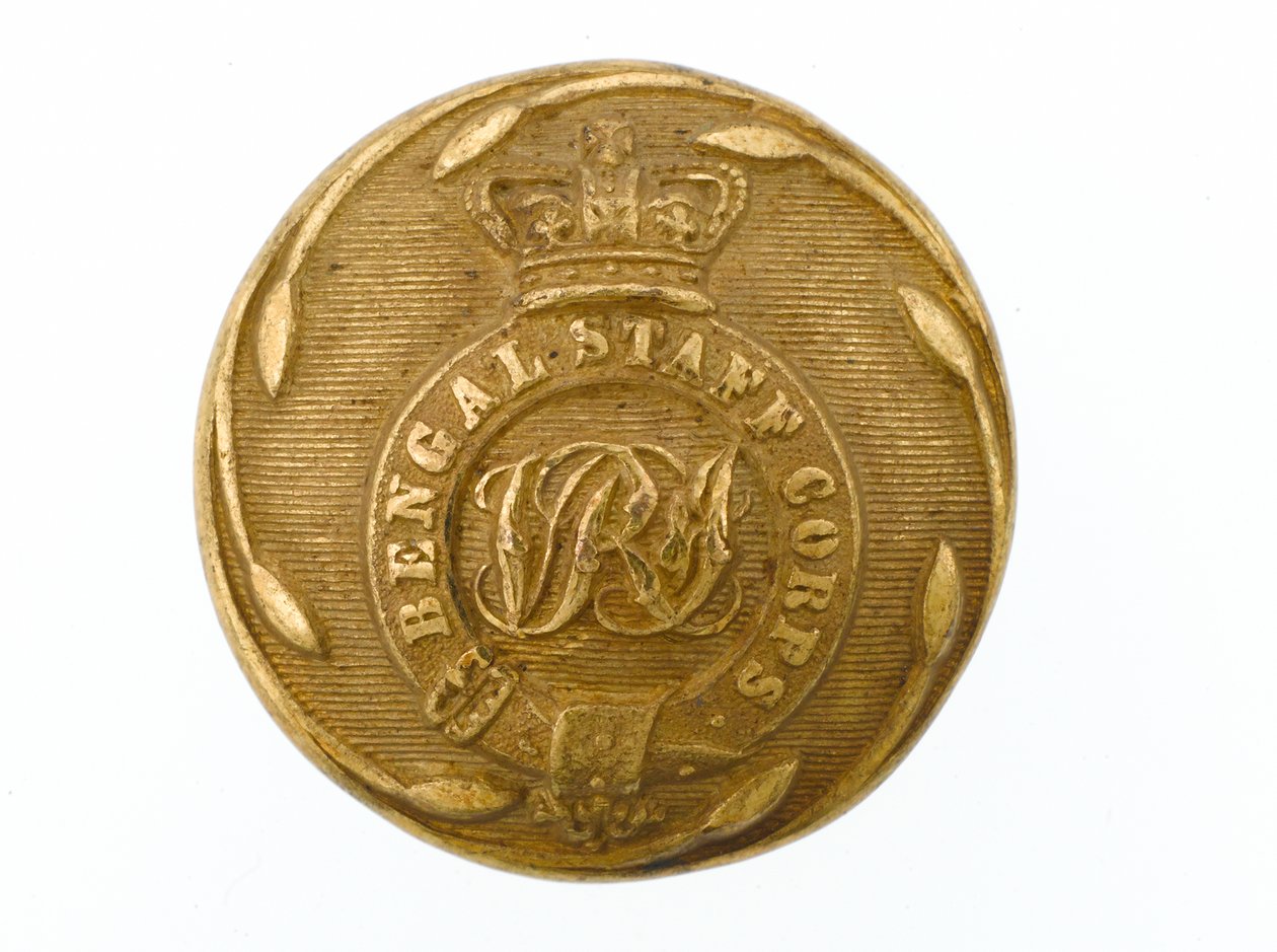 Button, Bengal Staff Corps, 1861-1876 od Indian School