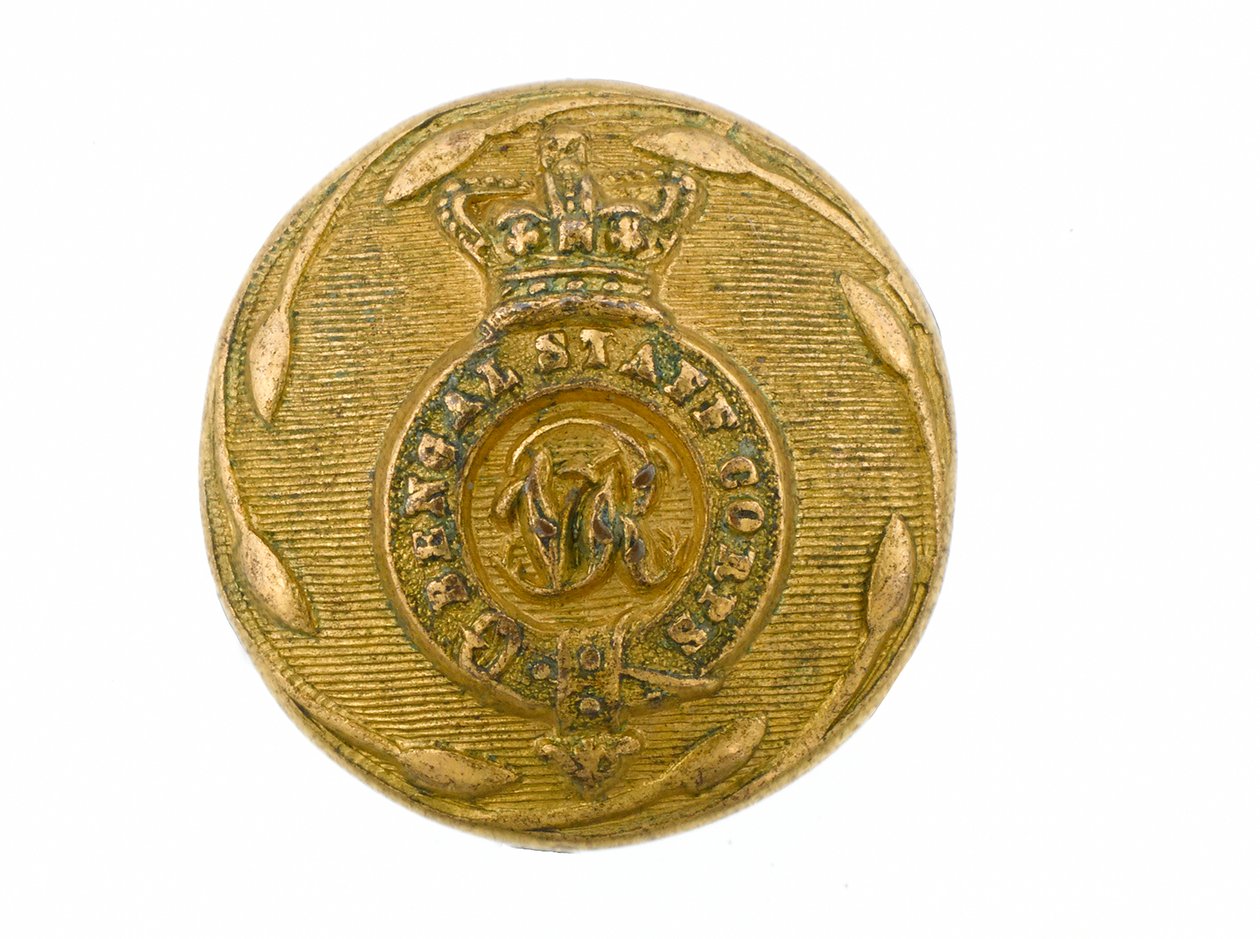Button, Bengal Staff Corps, 1876-1891 od Indian School