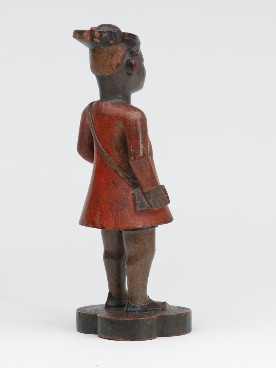 Vyřezávaná dřevěná školní figurka sepoye Madraské armády, kolem roku 1785 od Indian School