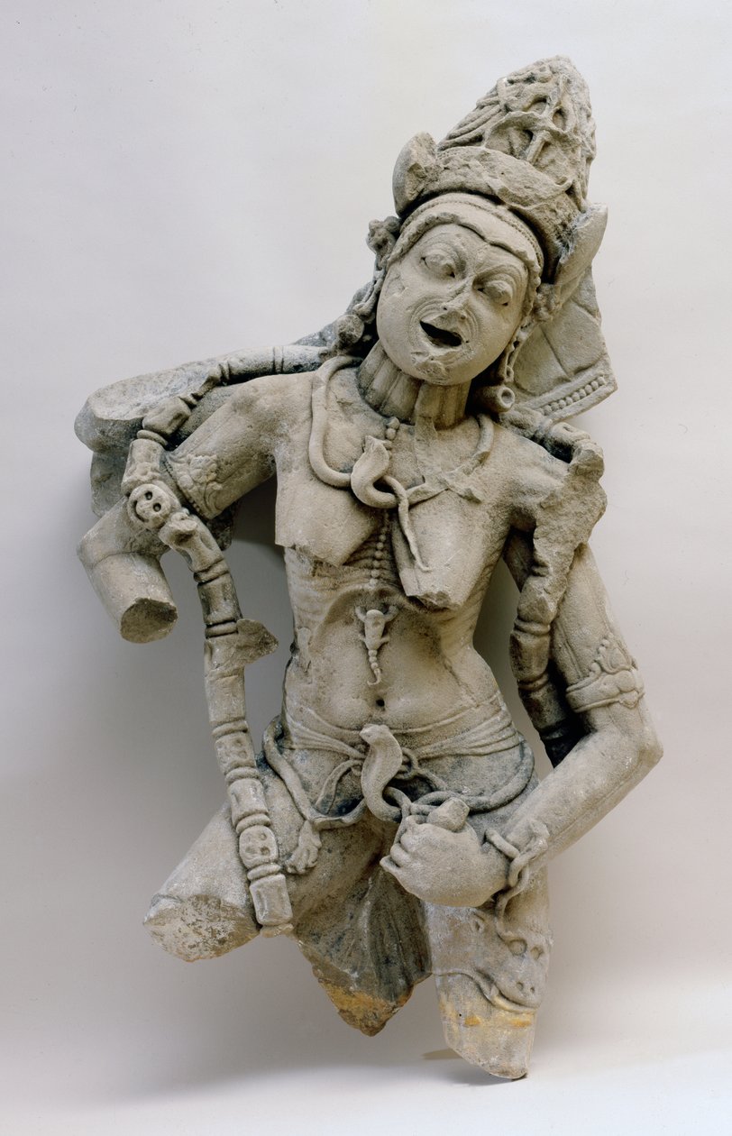 Chamunda, kultura Hinglajgarh, 1000 n. l. (pískovec) od Indian School