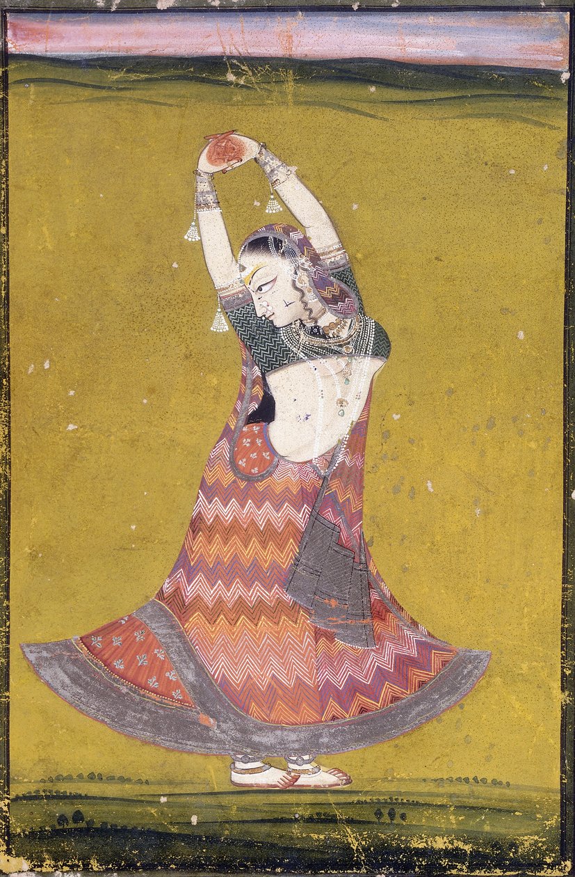 Tančící dívka, začátek 19. století od Indian School