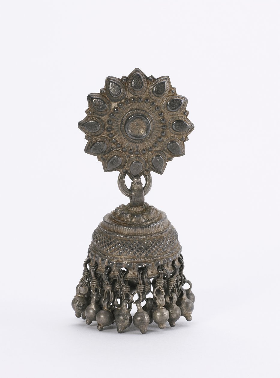 Náušnice (jhumka) (stříbrná) od Indian School