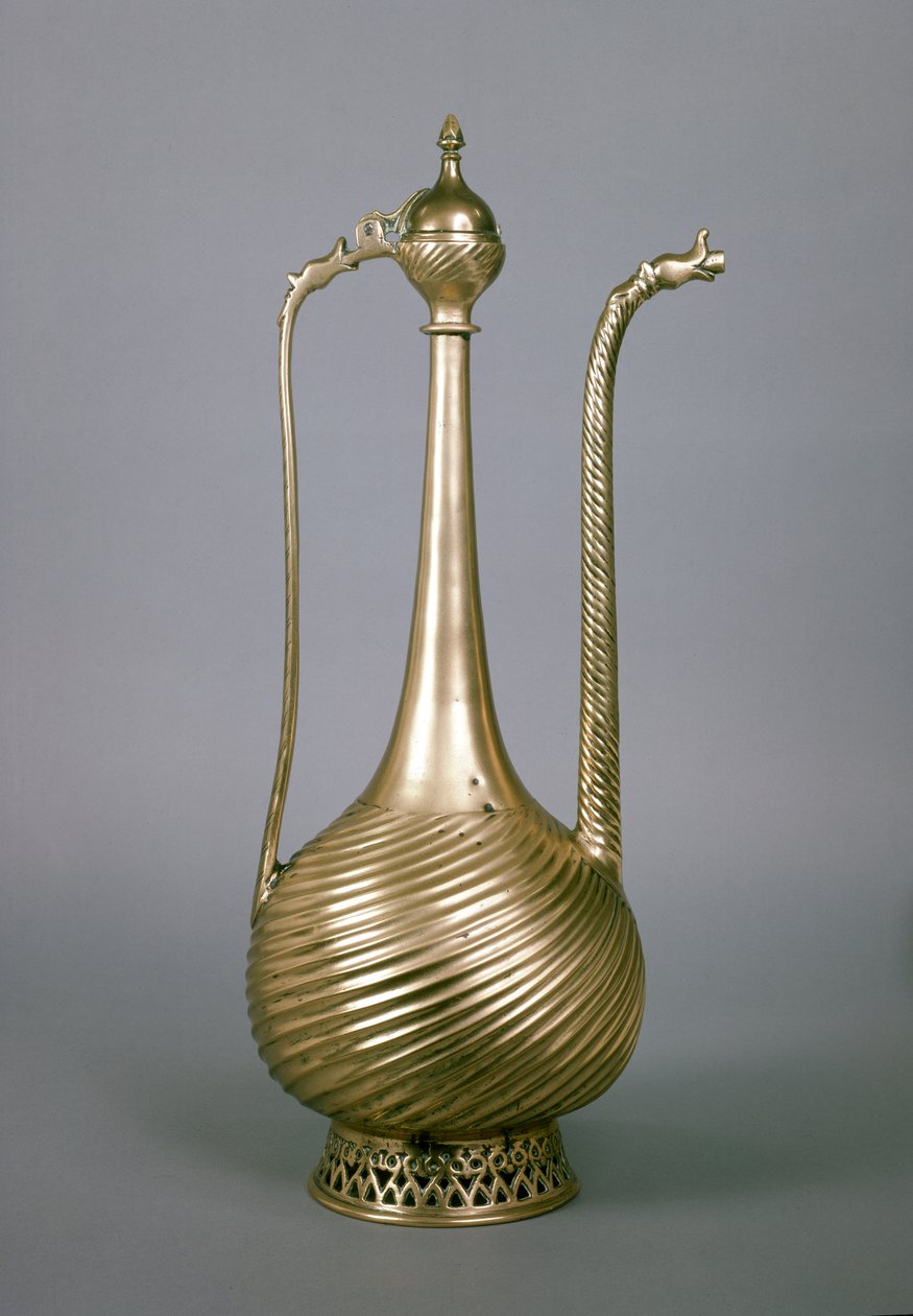 Ewer, indický subkontinent, 16. století (mosaz) od Indian School