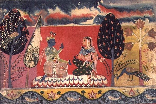 Folio 3. Radha a Krishna, z 