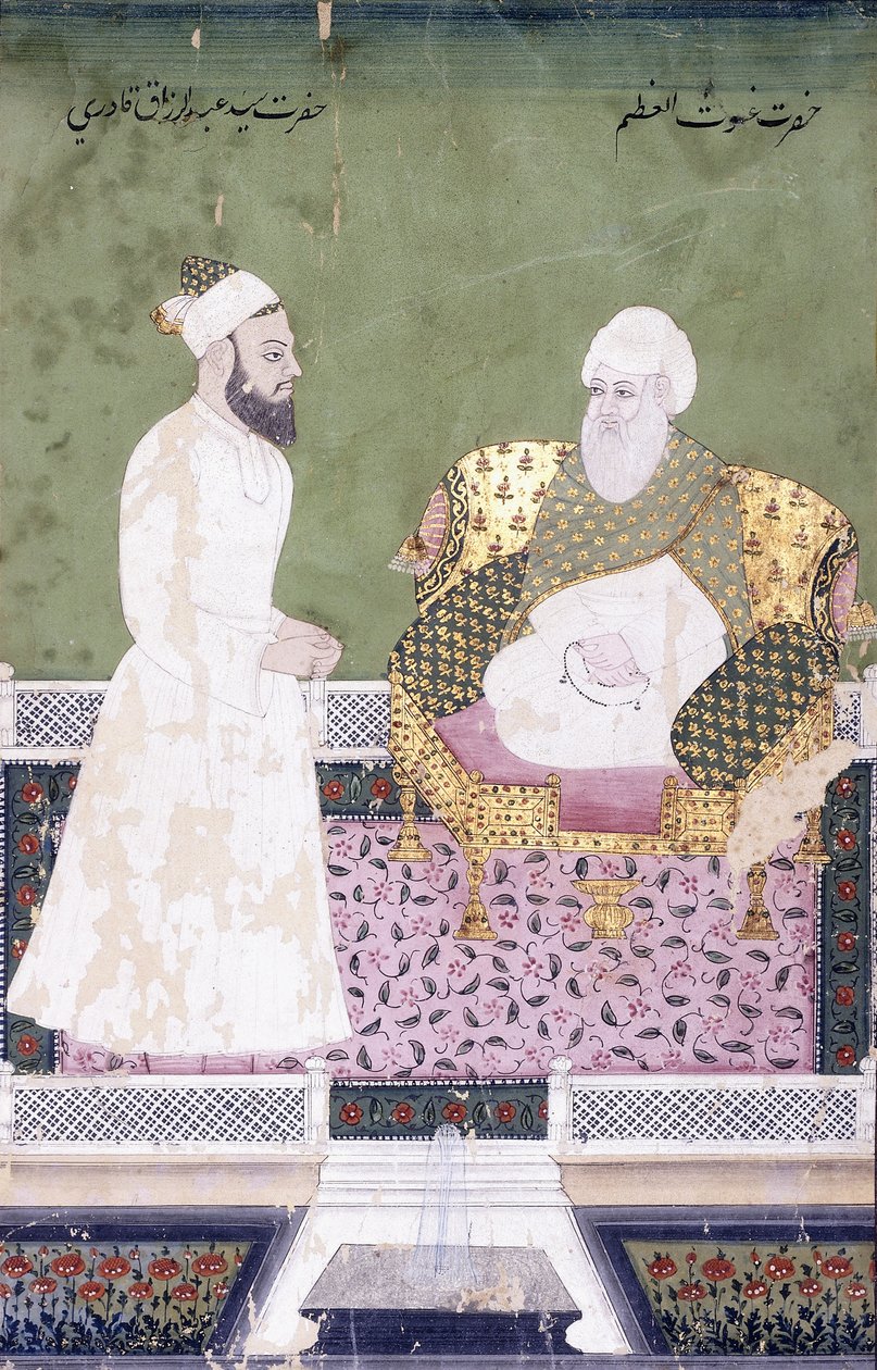 Potápění Al-Azzam, Abdul Qadir Ghaylan v Bagdádu, cca 1800 od Indian School