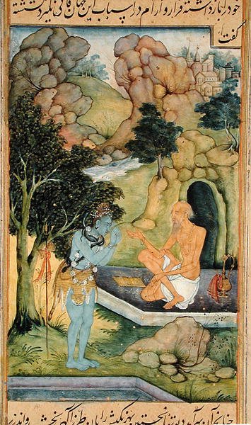 V. 05,f.304v Bringisa a Siva od Indian School