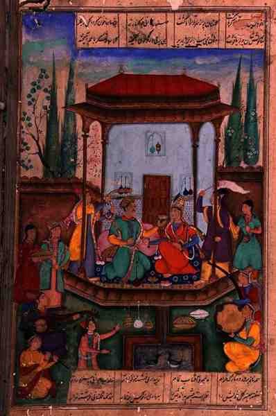 Iskandar Enthroned, folio 88a, z 