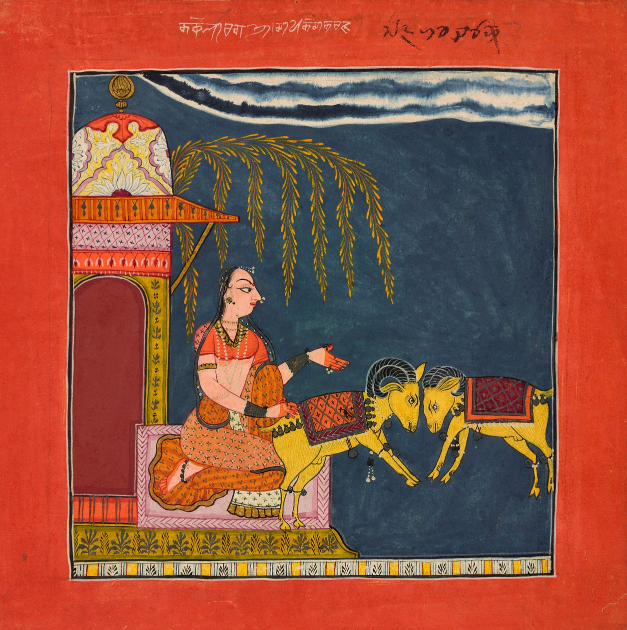 Kachheli Ragini, Od Ragamala, S.1700 od Indian School