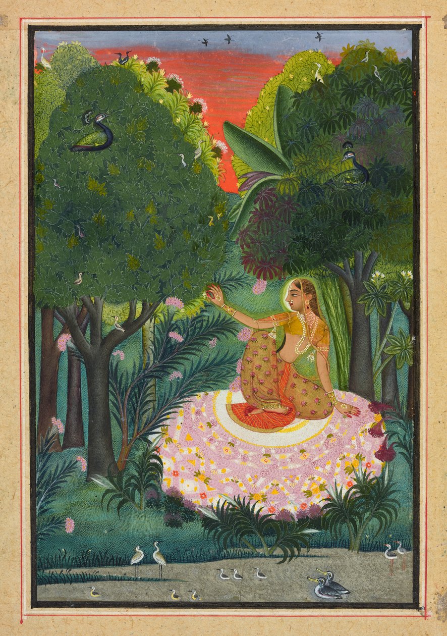 Komoda Ragini, Folio z "Ragmala", s.1770-1775 od Indian School