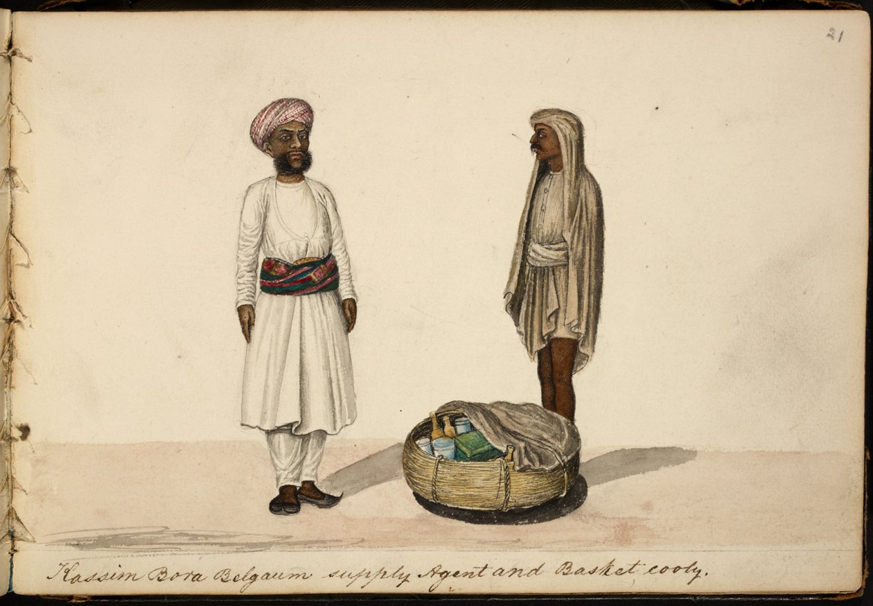 Kassim Bohori, zásobovací agent. Belgaum od Indian School