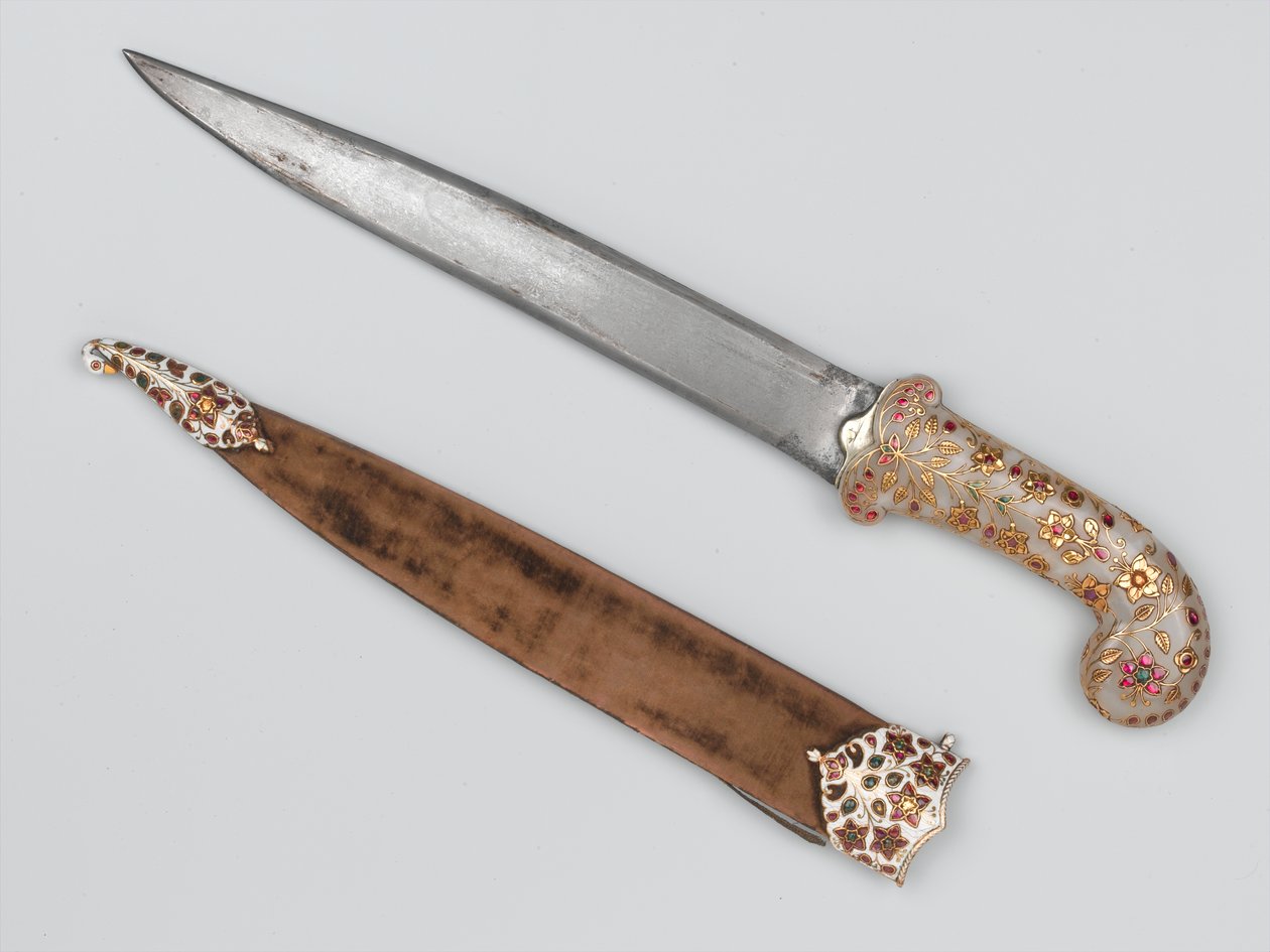 Khanjar, který patřil Tipu Sultan, přijatý v Seringapatamu, circa 1799 od Indian School