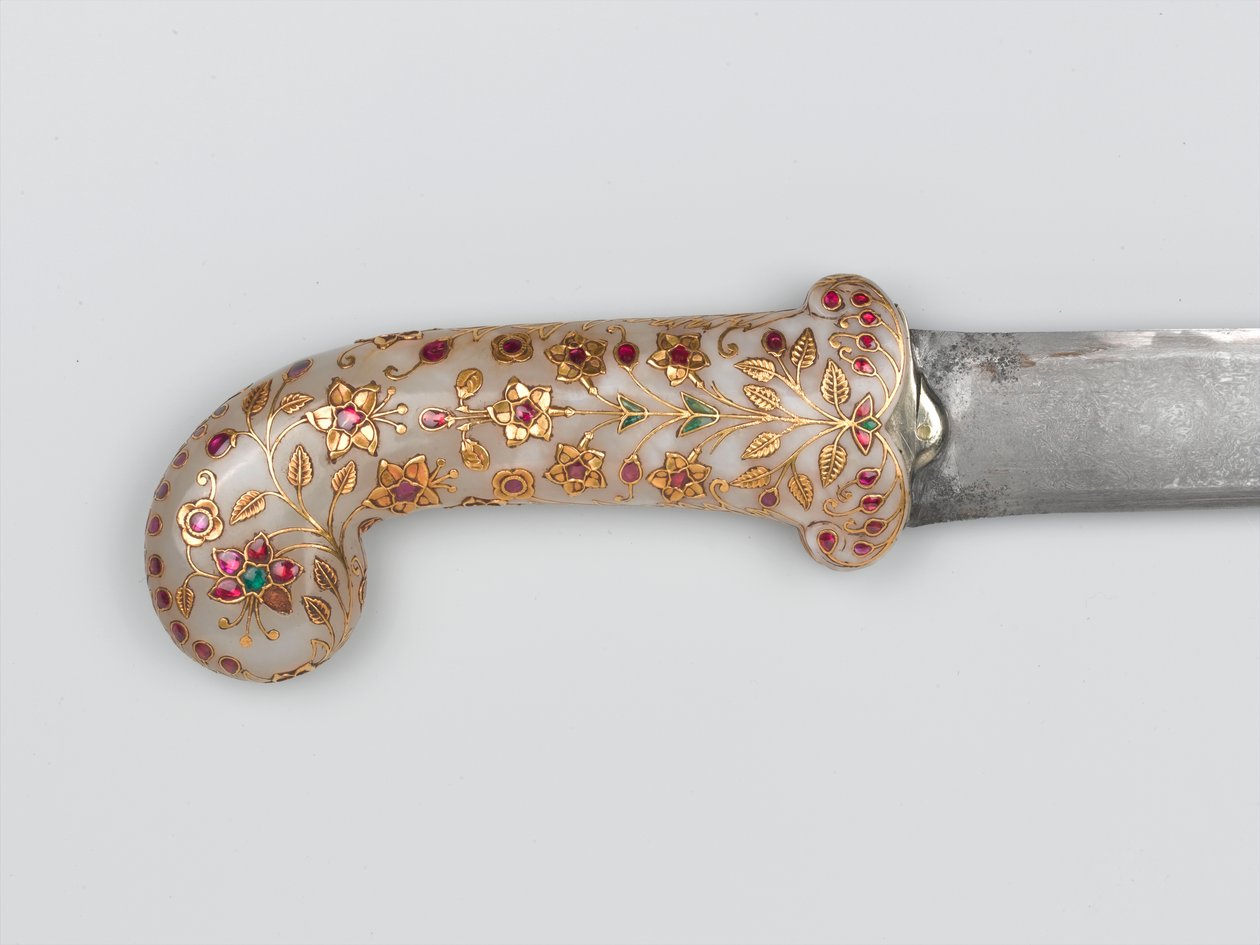 Khanjar, který patřil Tipu Sultan, přijatý v Seringapatamu, circa 1799 od Indian School