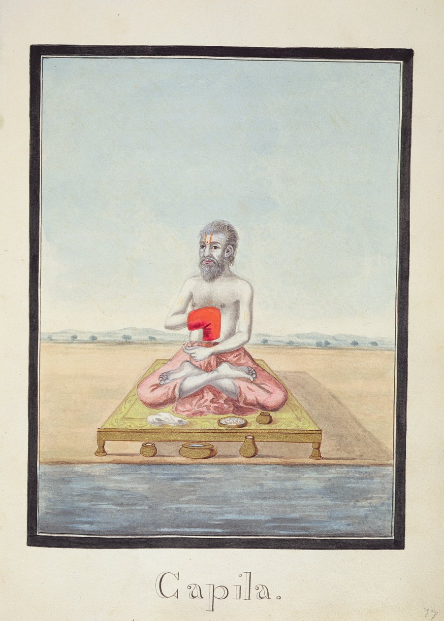MSS EUR C 116/1 f.77r Mudrc Kapila z hinduistického eposu 