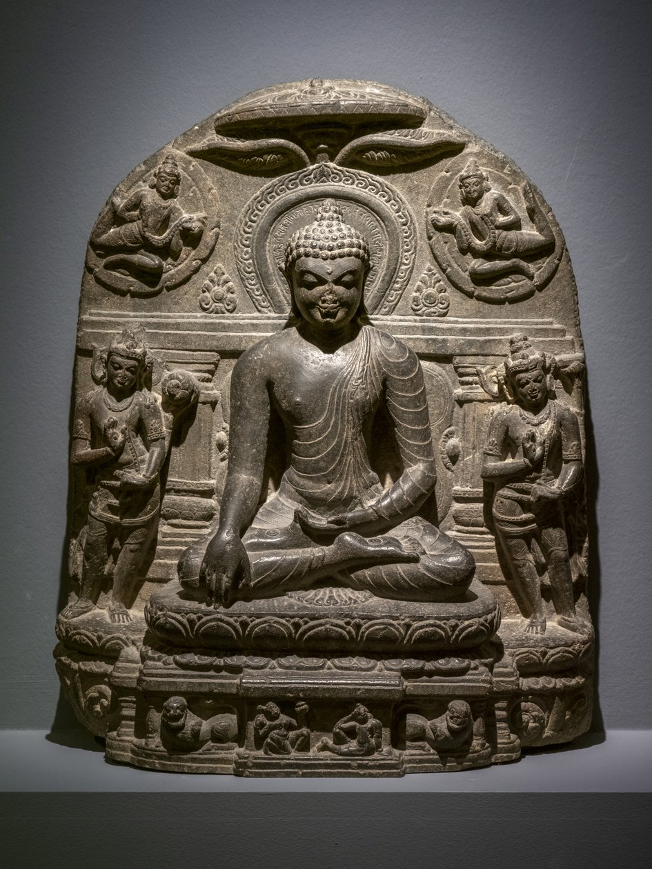 Marvijaya Buddha. Severní Indie, Bihár od Indian School