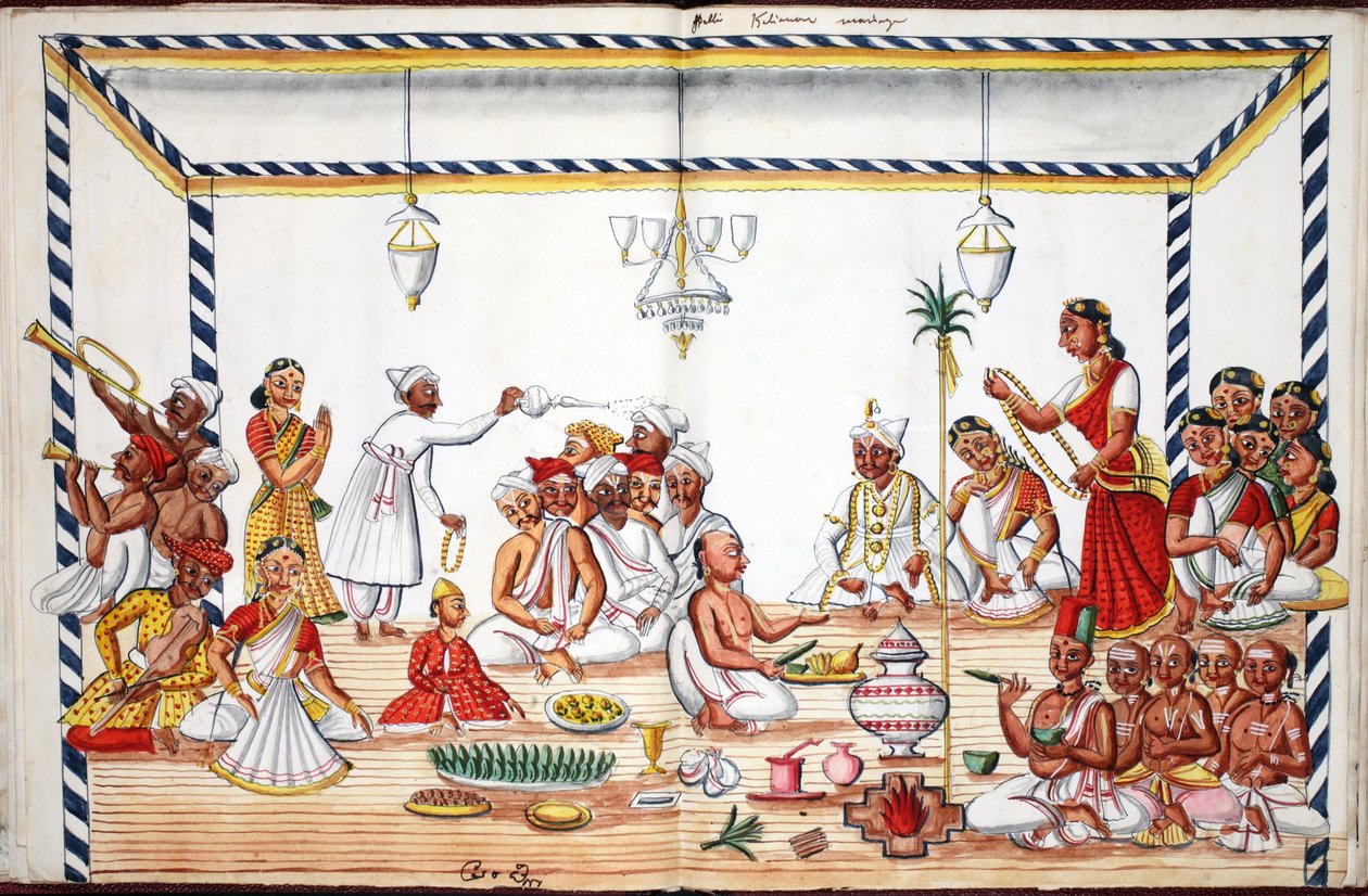 Svatební obřad (wc na papíře) (viz také 908420) od Indian School