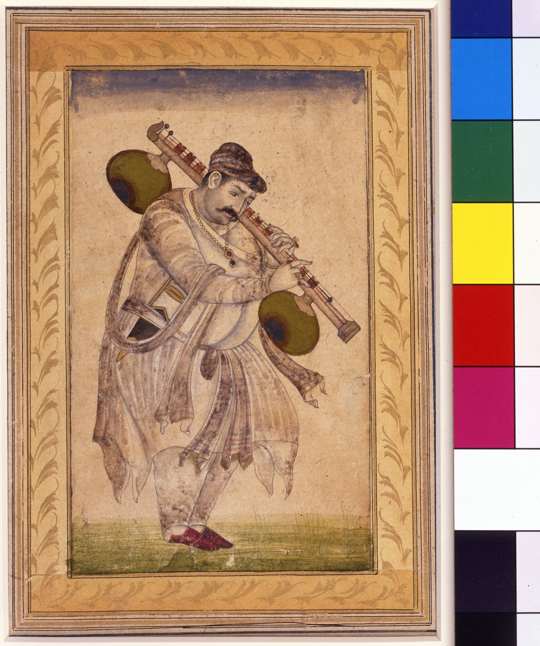 Naubat Khan, hráč na víno, 18. století od Indian School
