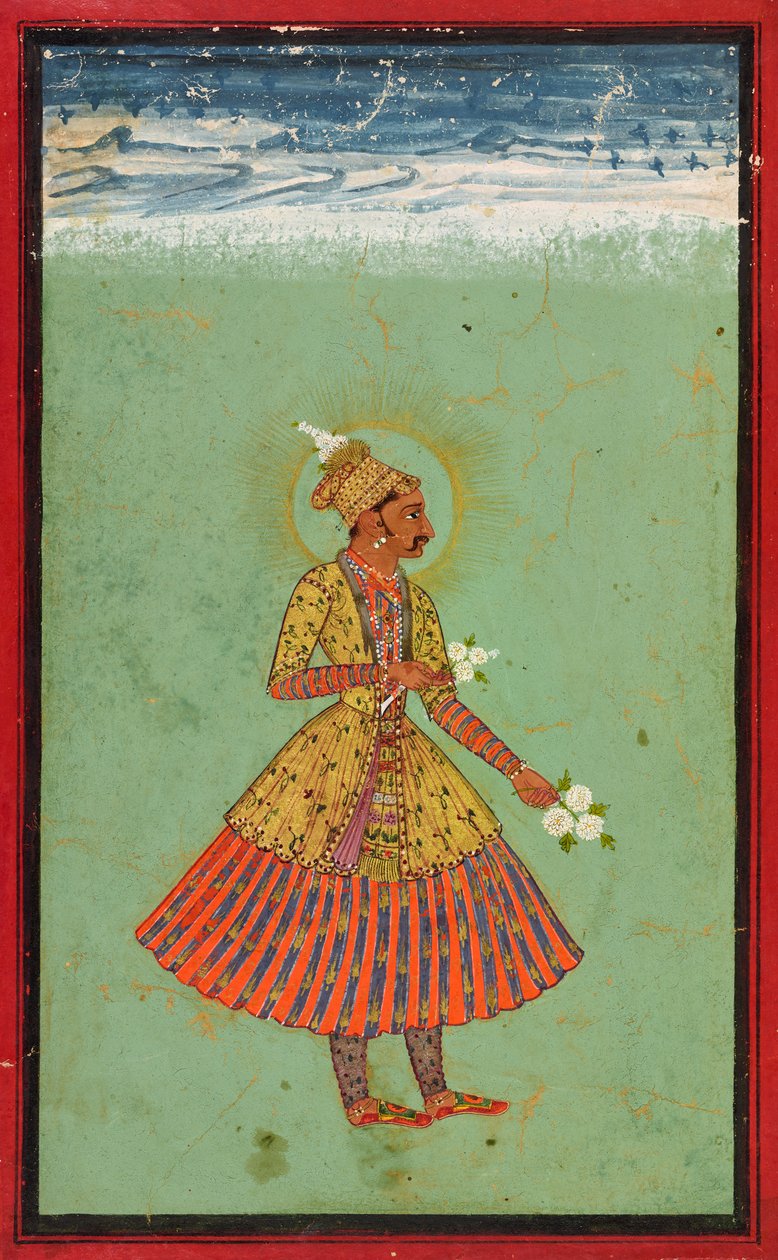 Rao Jagat Singh z Kota, kolem 1670-1675 od Indian School