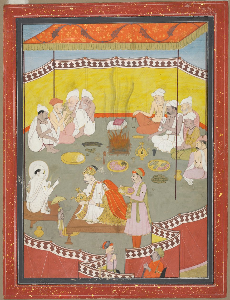 Královský pár rozdává jídlo od Indian School