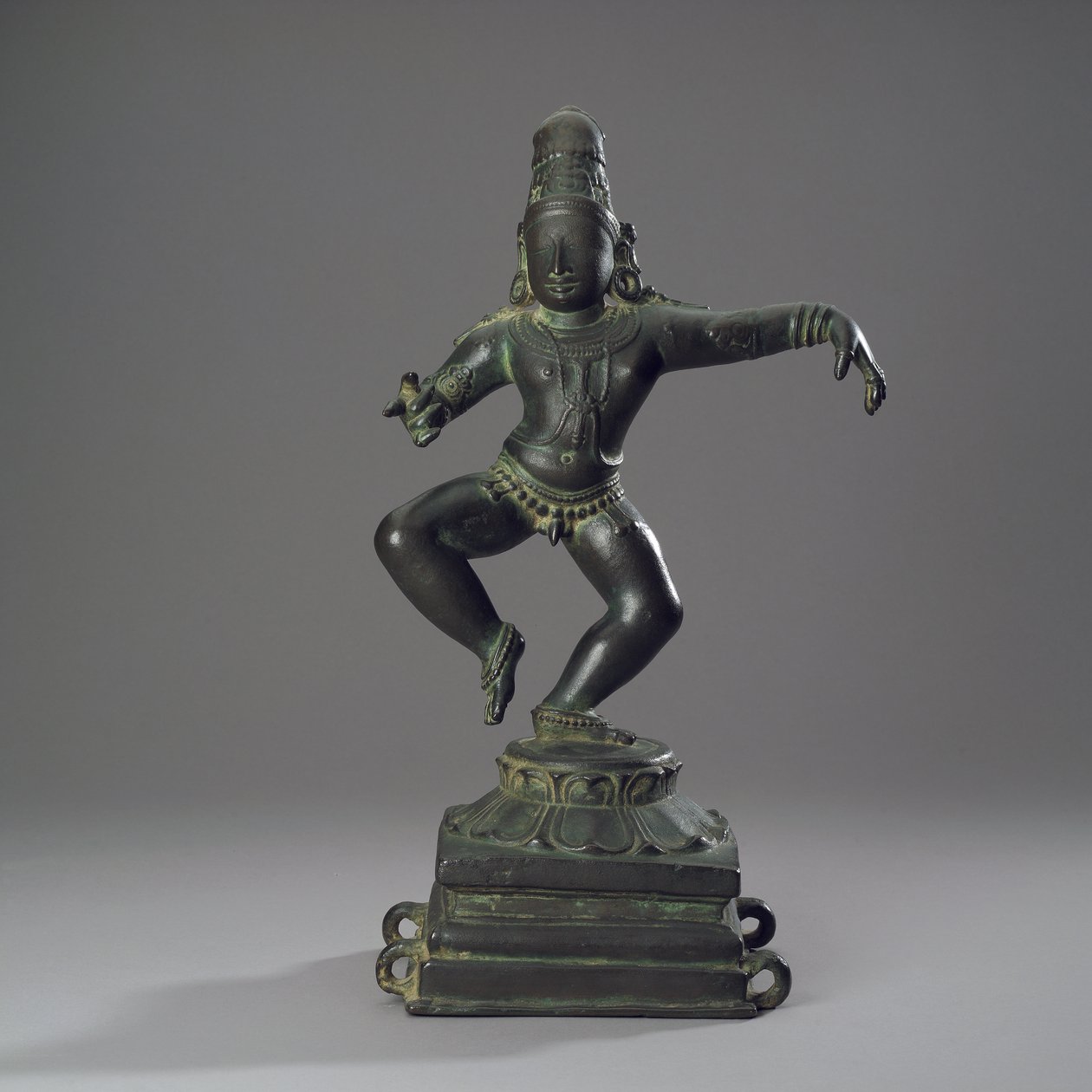 Sambandar, Child Saint Devoted to Shiva, c.1100 (slitina mědi) od Indian School
