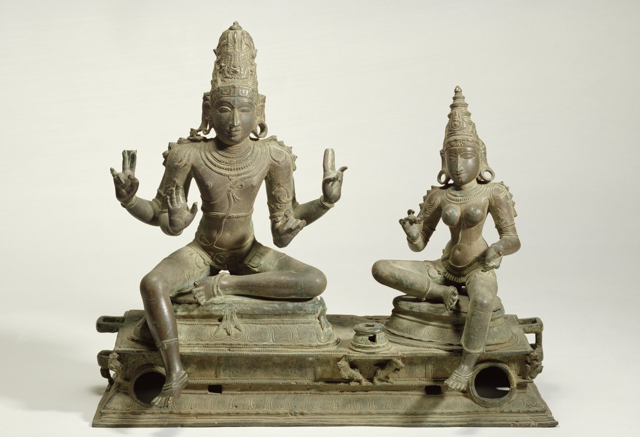 Samaskanda, Chala, Tamil Nadu (Bronz) od Indian School