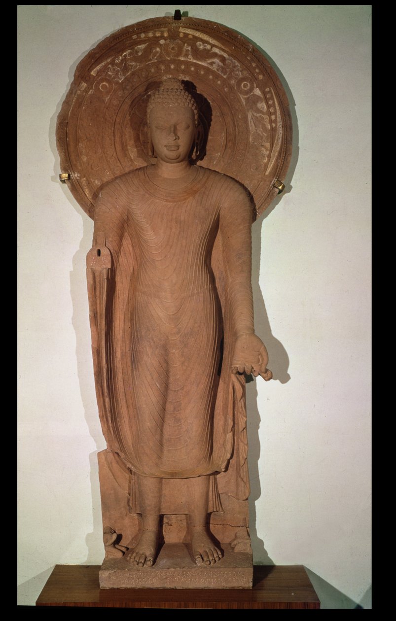Stojící Buddha, z Jamalpur od Indian School